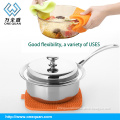 Custom square silicone Manufacturing rubber heat-proof mat